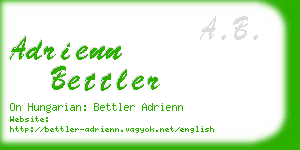 adrienn bettler business card